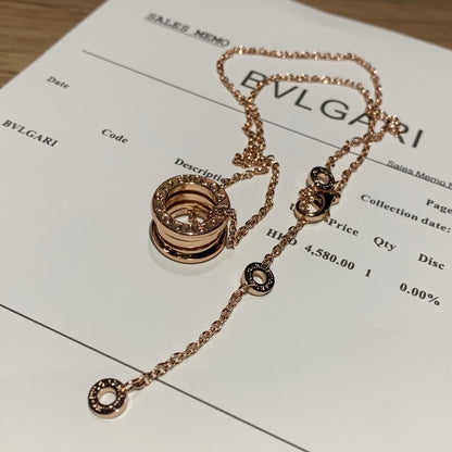 Bulgari Rose Gold Spring Necklace