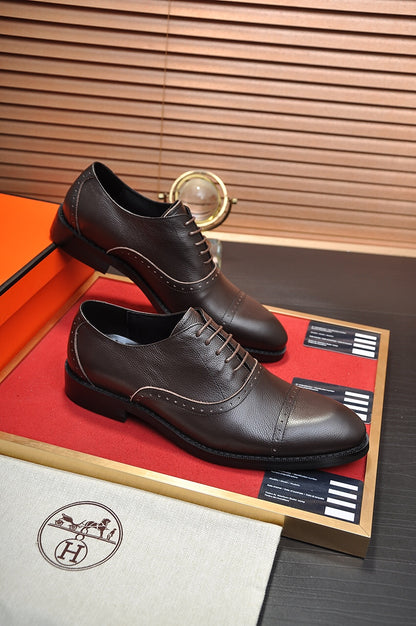Hermès Classic Leather Loafers