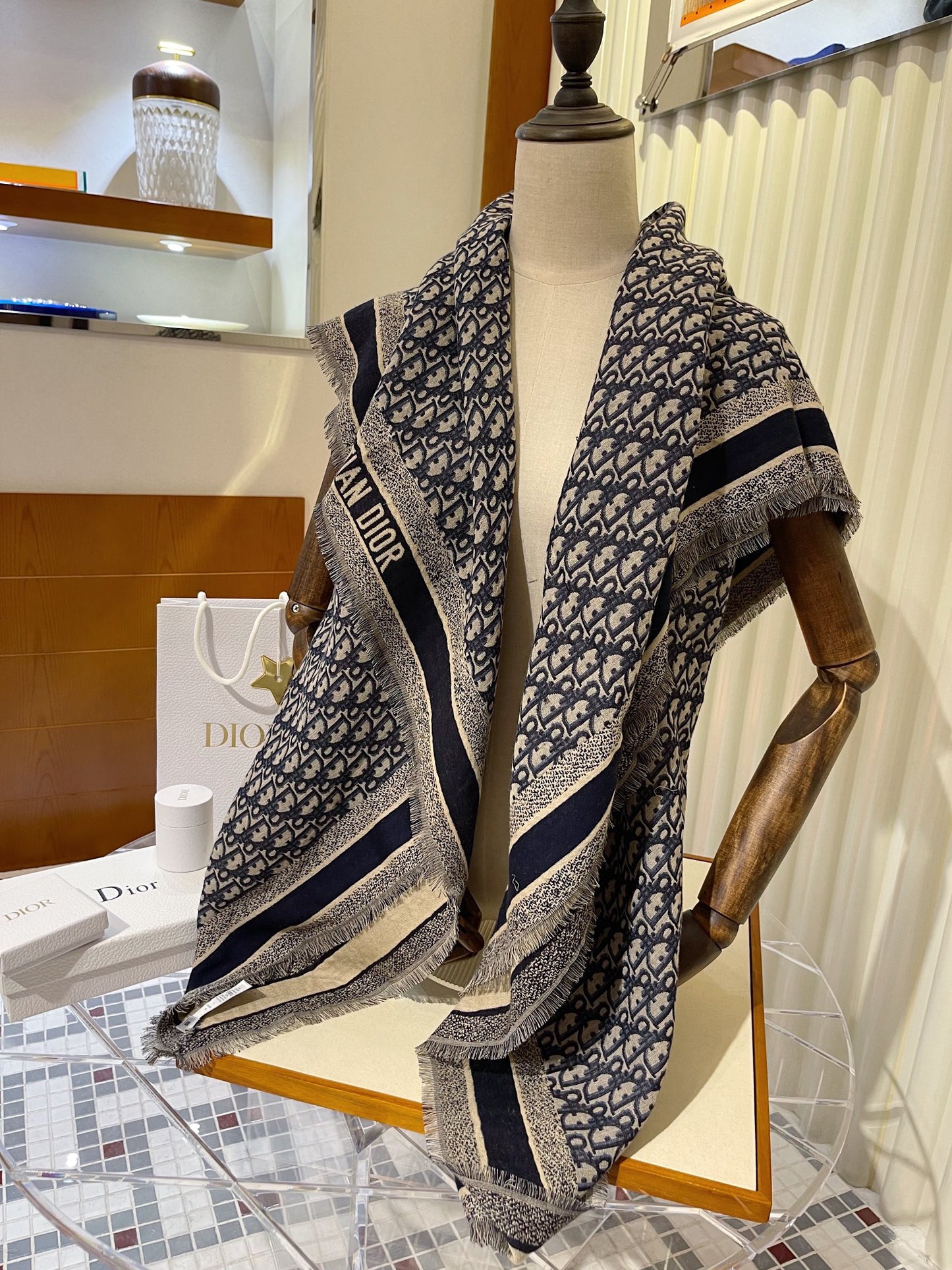 Dior Oblique Limited Edition Shawl