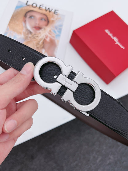 Ferragamo Men's Reversible Leather Belt