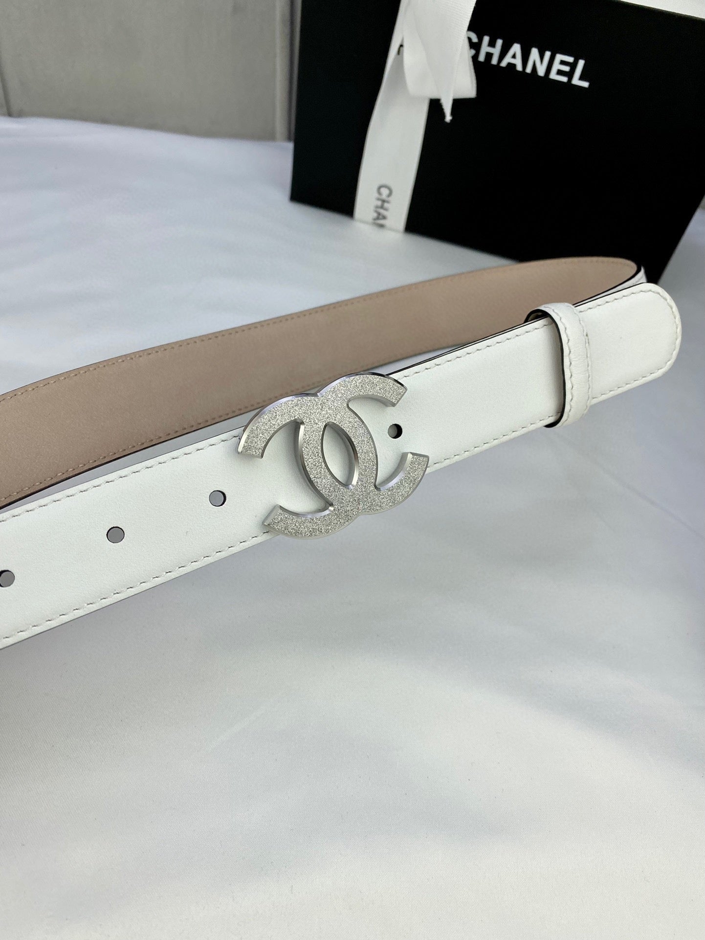 Chanel Ladies Classic Leather Belt