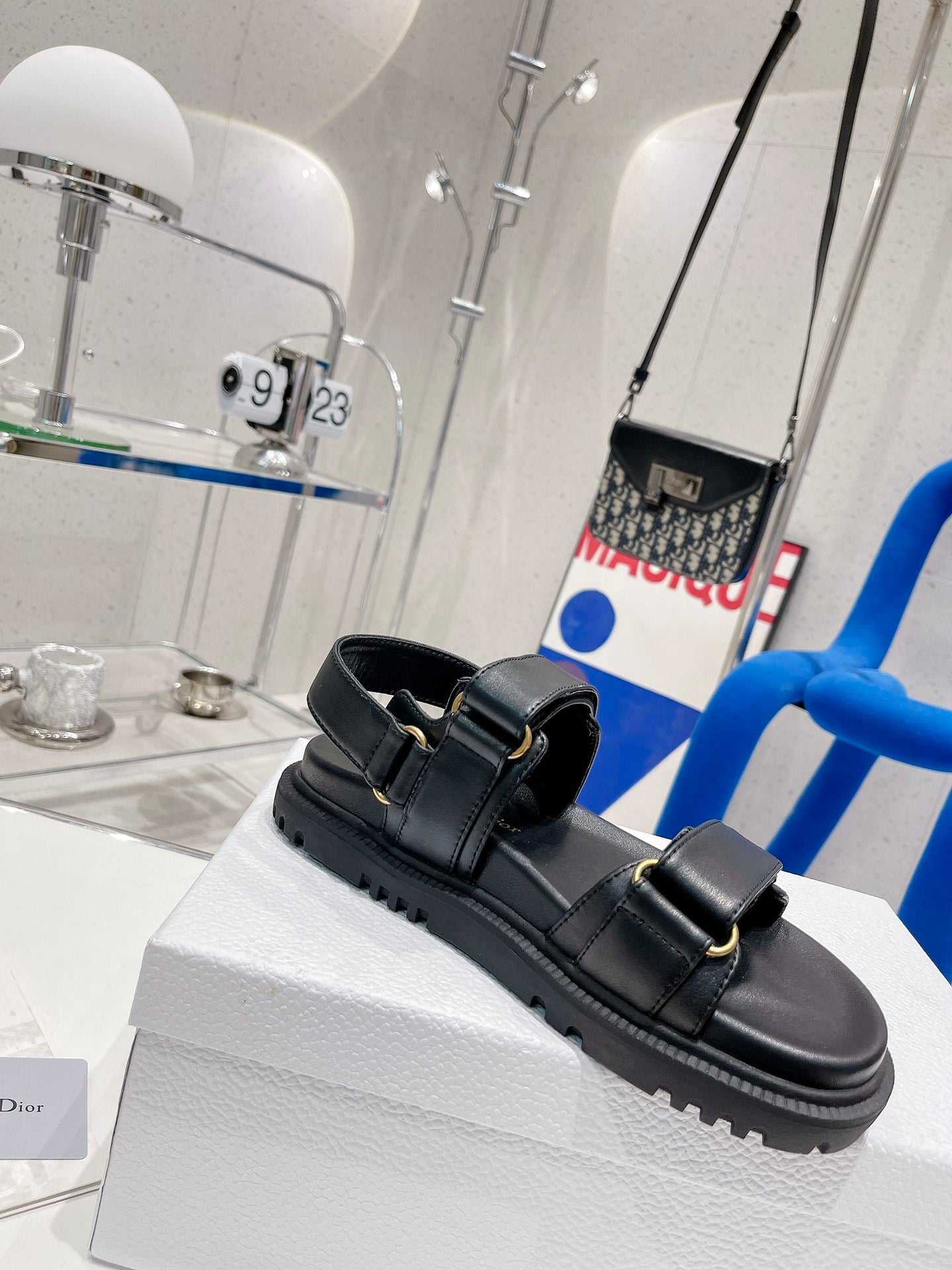 Dior 2022 New Color Velcro Sandals
