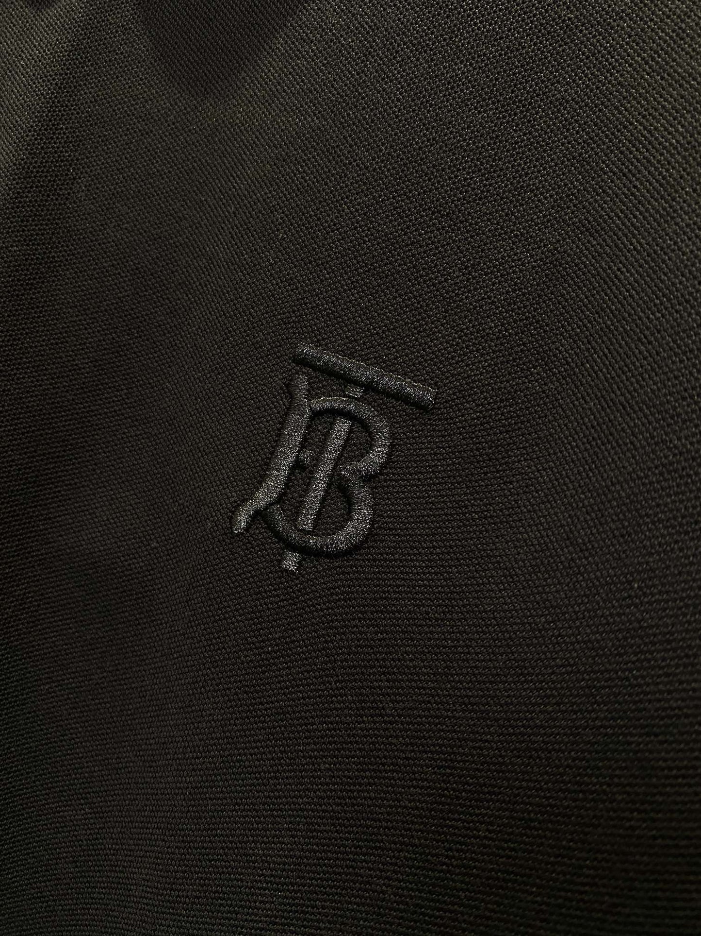 Burberry Embroidered Check Trim Polo Shirt