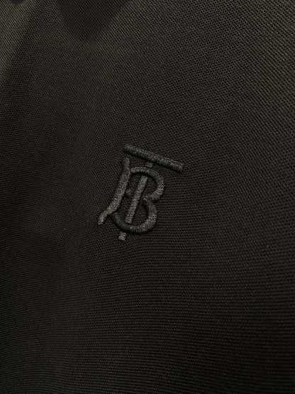 Burberry Embroidered Check Trim Polo Shirt