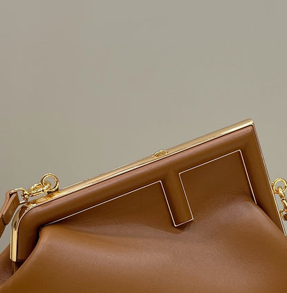 Fendi First Asymmetrical Leather Handbag