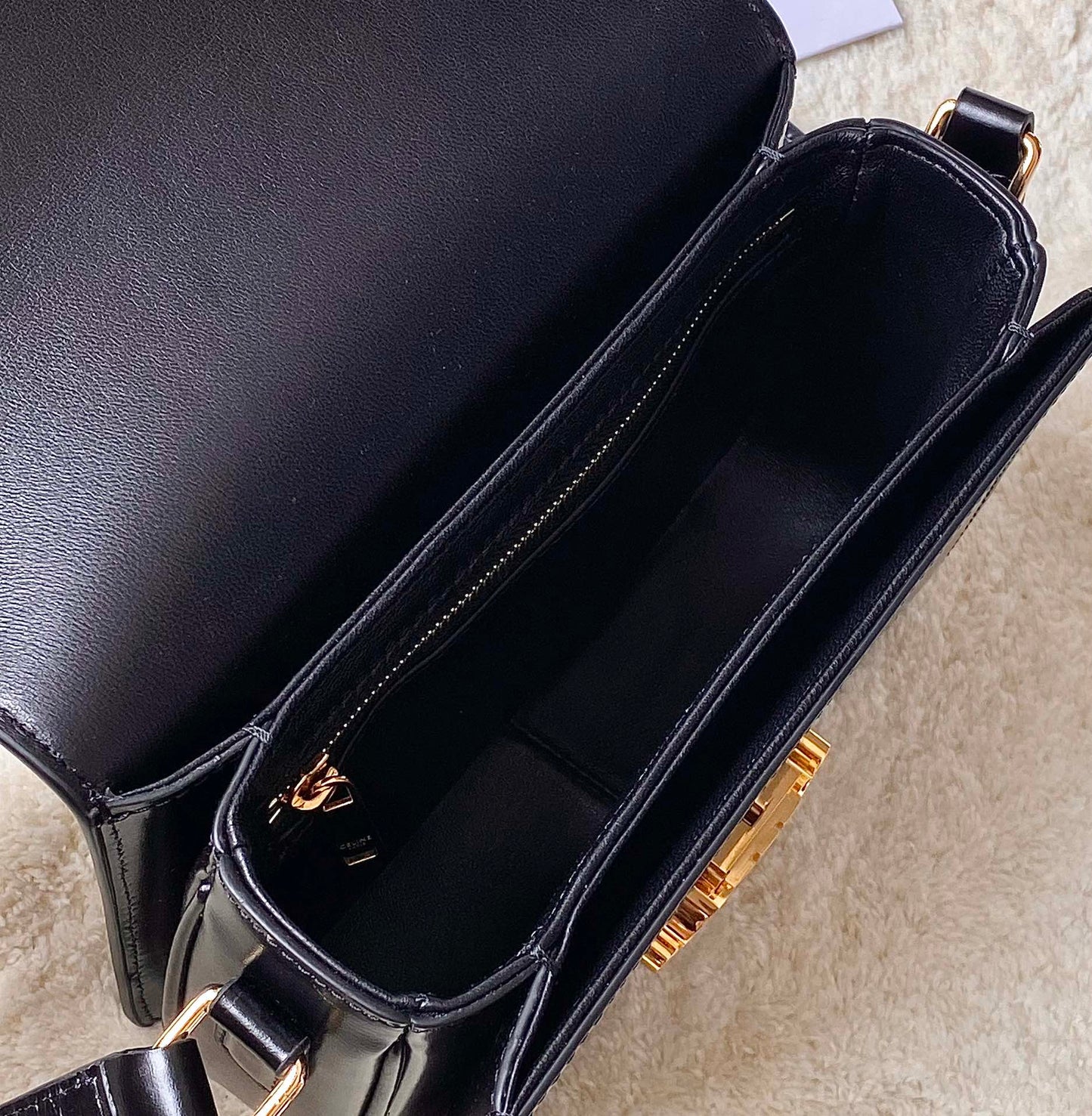 Celine Triomphe Box Calfskin Bag