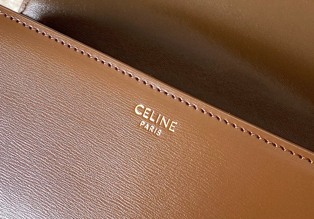 Celine Triomphe Box Calfskin Bag