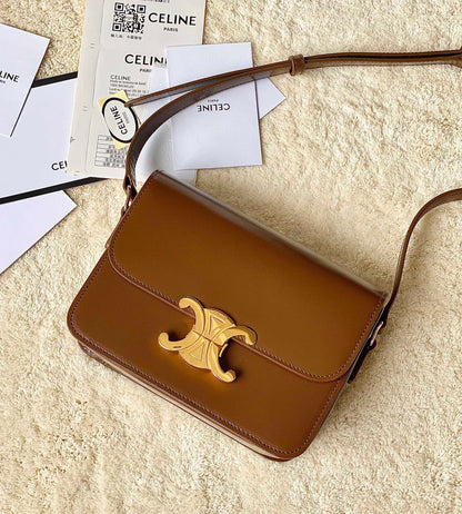 Celine Triomphe Box Calfskin Bag