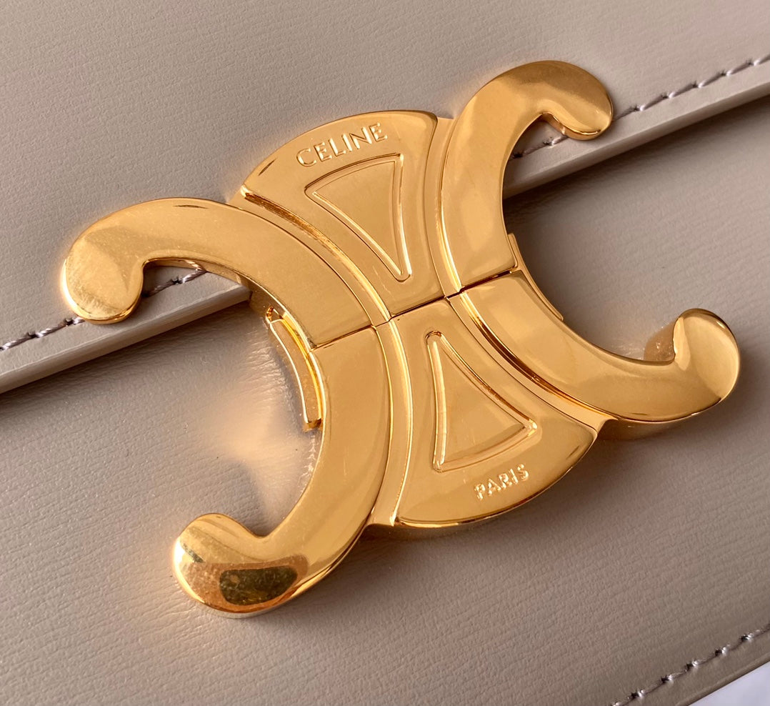 Celine Triomphe Box Calfskin Bag