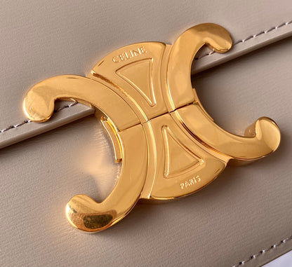 Celine Triomphe Box Calfskin Bag
