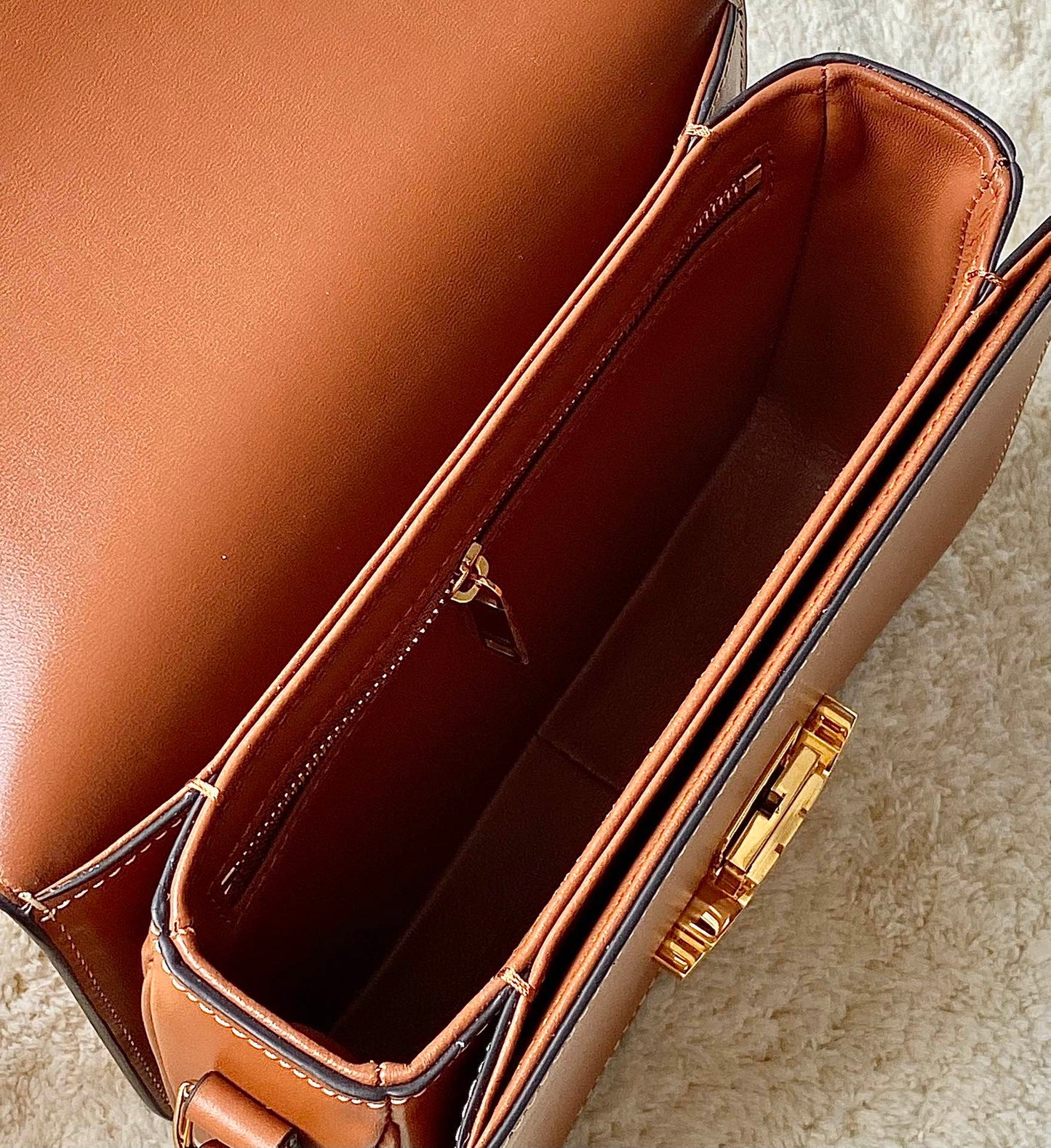 Celine Triomphe Box Calfskin Bag