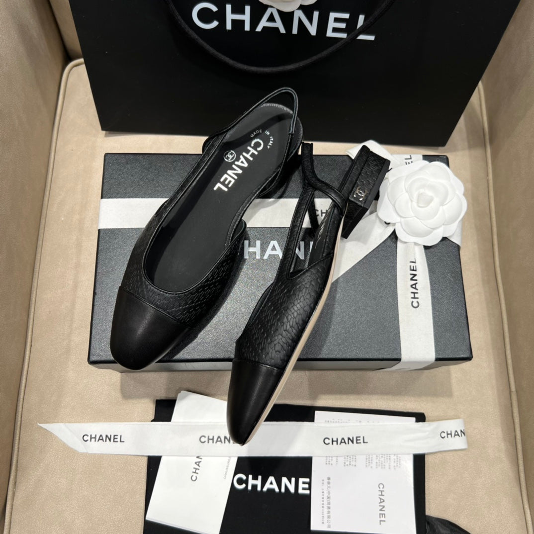 Chanel 2022 Two-Tone Slingback Sandals – Spring/Summer Collection