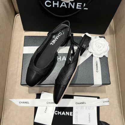 Chanel 2022 Two-Tone Slingback Sandals – Spring/Summer Collection