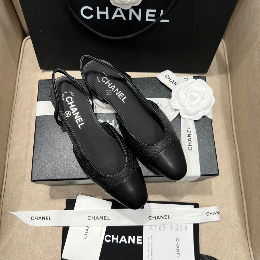 Chanel 2022 Two-Tone Slingback Sandals – Spring/Summer Collection