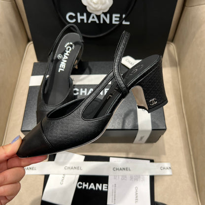 Chanel 2022 Two-Tone Slingback Sandals – Spring/Summer Collection