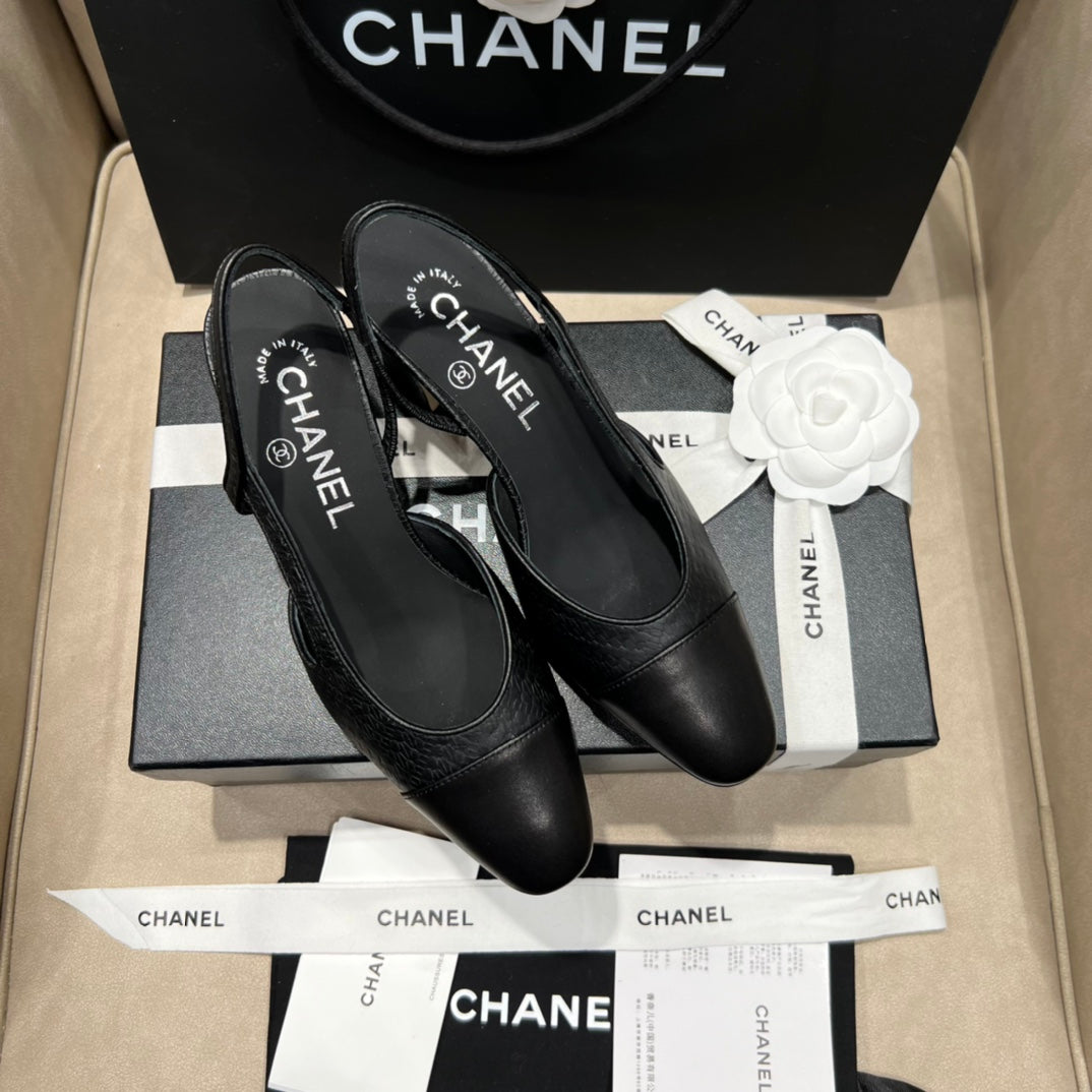 Chanel 2022 Two-Tone Slingback Sandals – Spring/Summer Collection