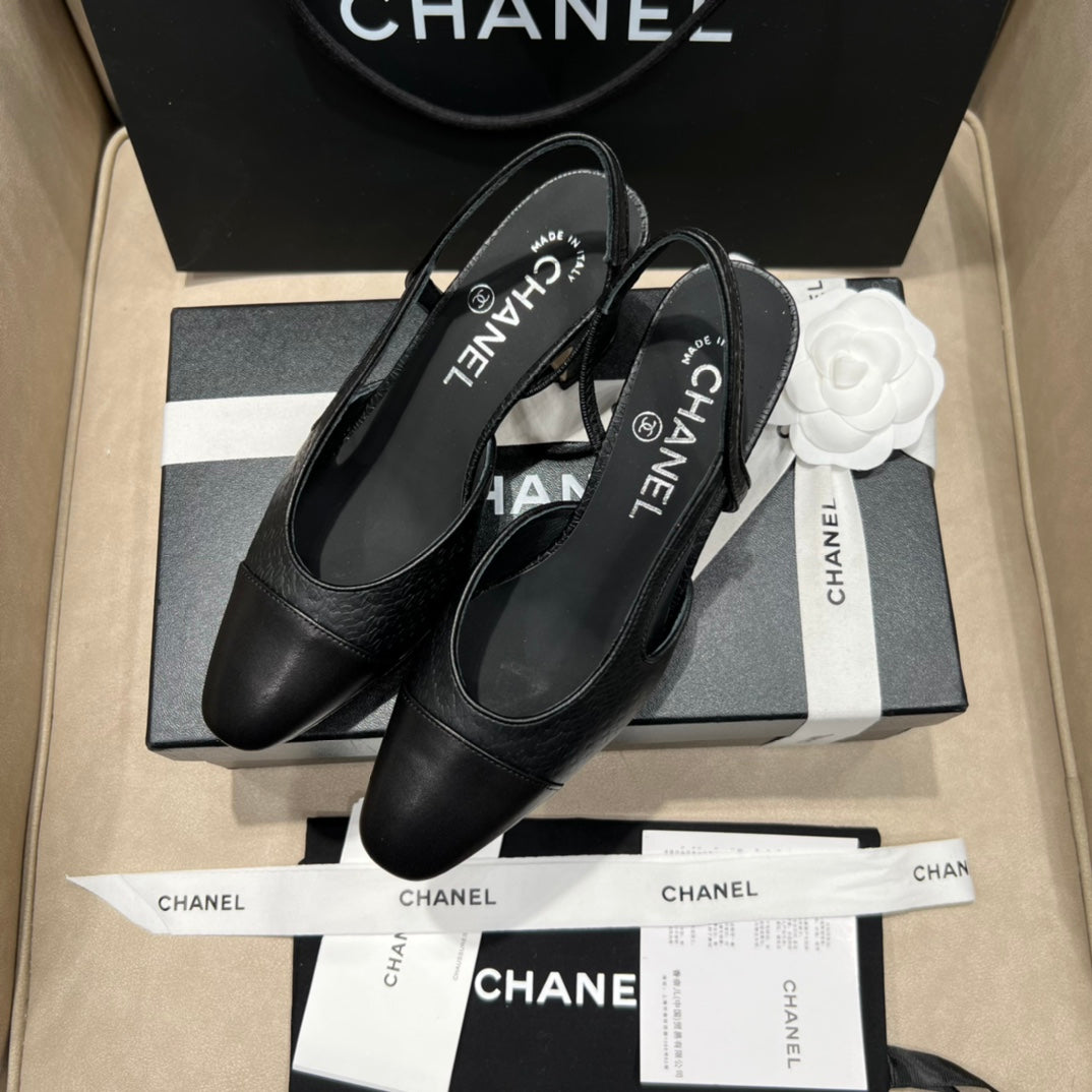 Chanel 2022 Two-Tone Slingback Sandals – Spring/Summer Collection