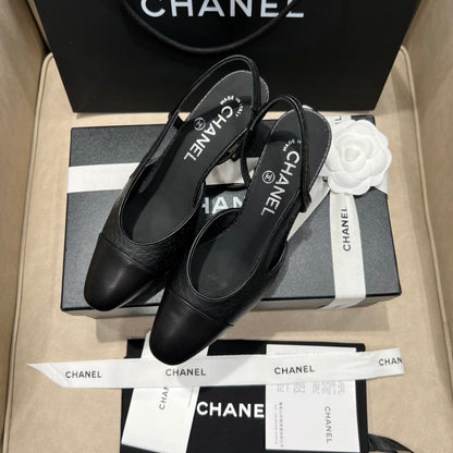 Chanel 2022 Two-Tone Slingback Sandals – Spring/Summer Collection