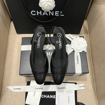 Chanel 2022 Two-Tone Slingback Sandals – Spring/Summer Collection