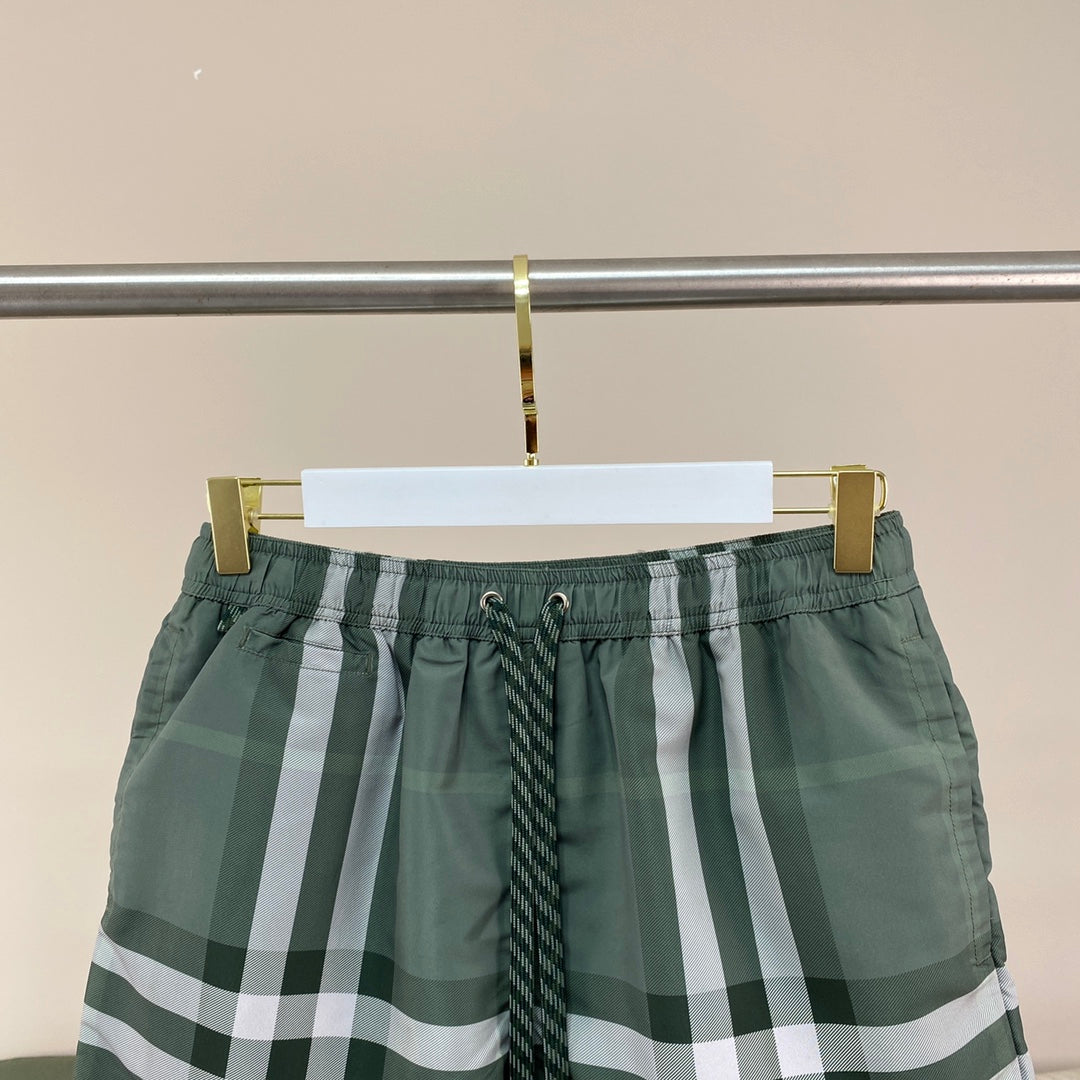 Burberry Check Men's Quick-Dry Swim Trunks