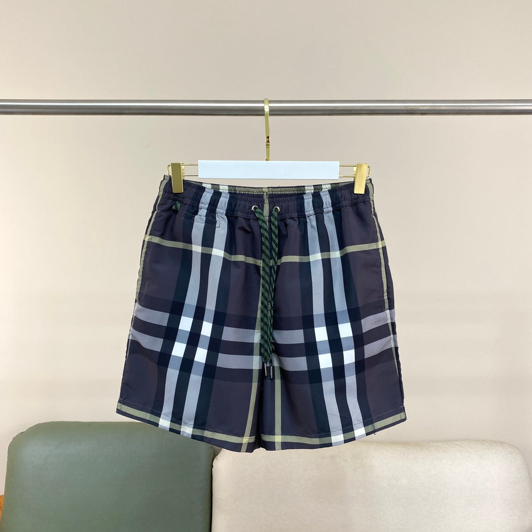 Burberry Check Men's Quick-Dry Swim Trunks
