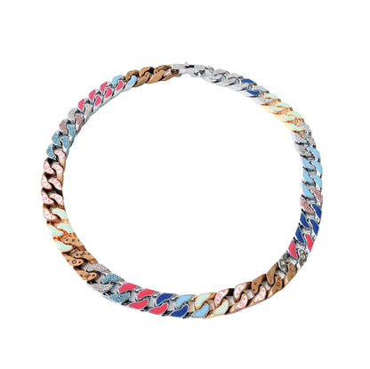 Louis Vuitton Chain Links Patches Monogram Necklace