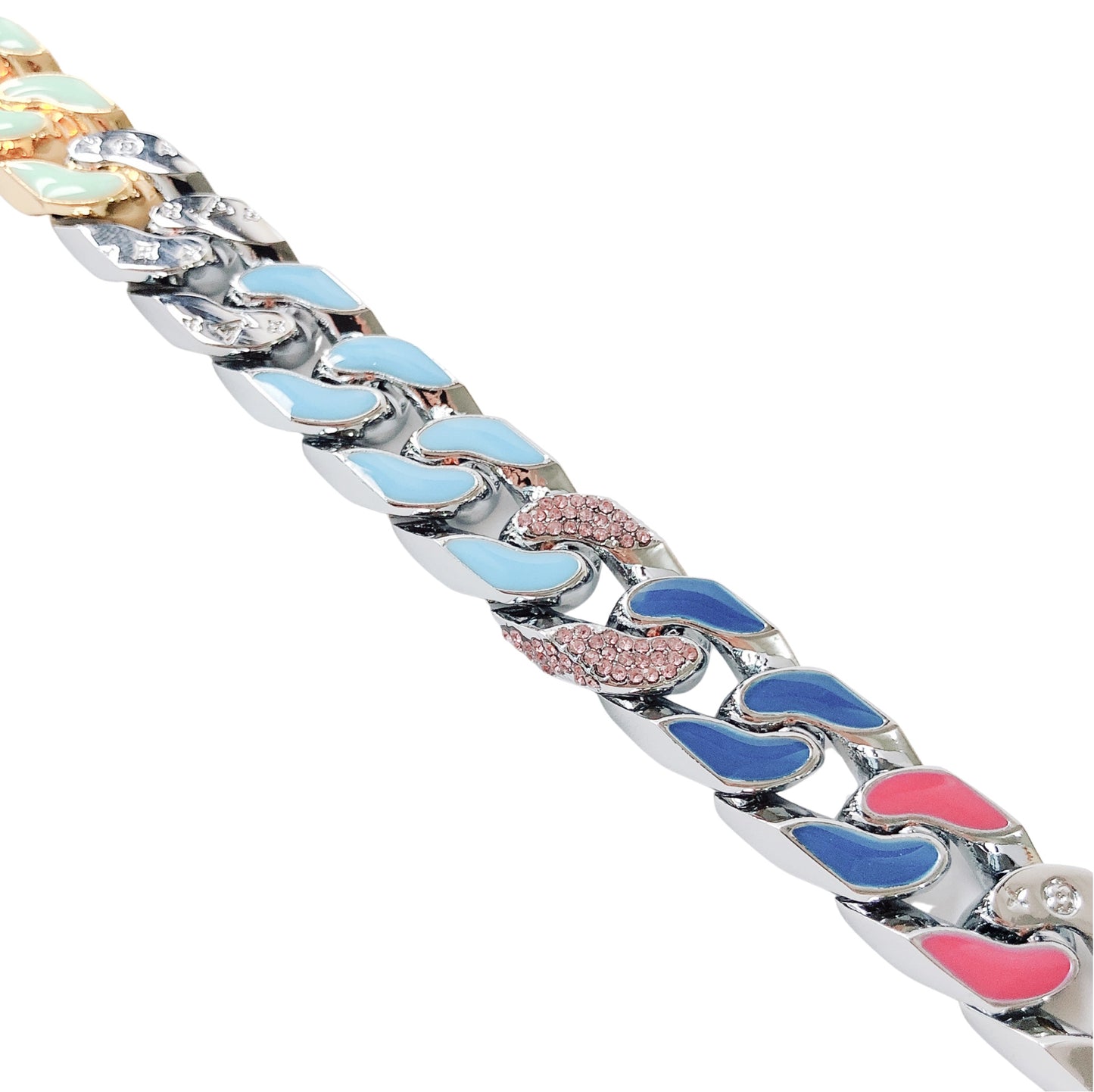 Louis Vuitton Chain Links Patches Monogram Necklace