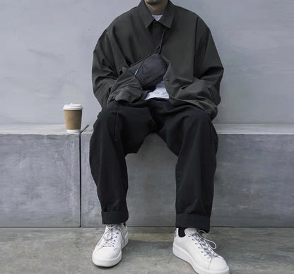 Fear of God Essentials 1977 Series Lapel Coach Jacket – Eighth Season