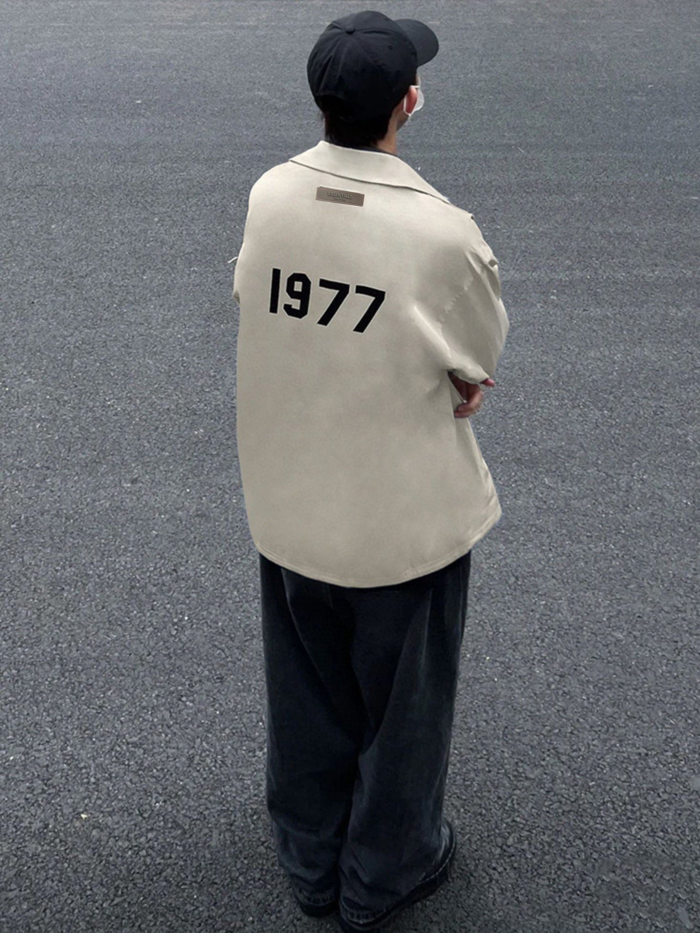 Fear of God Essentials 1977 Series Lapel Coach Jacket – Eighth Season
