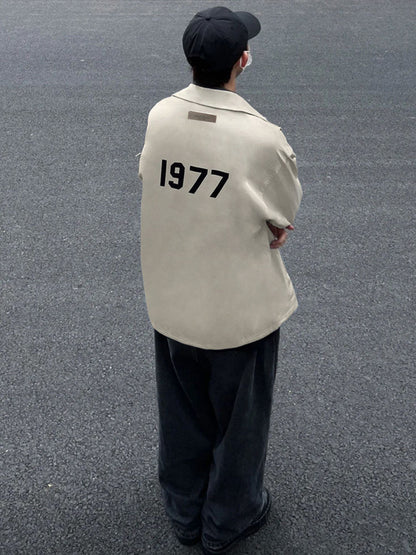 Fear of God Essentials 1977 Series Lapel Coach Jacket – Eighth Season