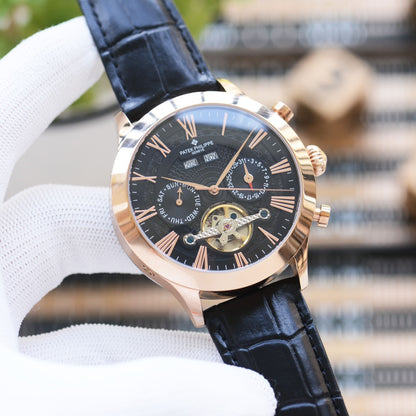 Patek Philippe Men's Automatic Tourbillon Watch – New Collection