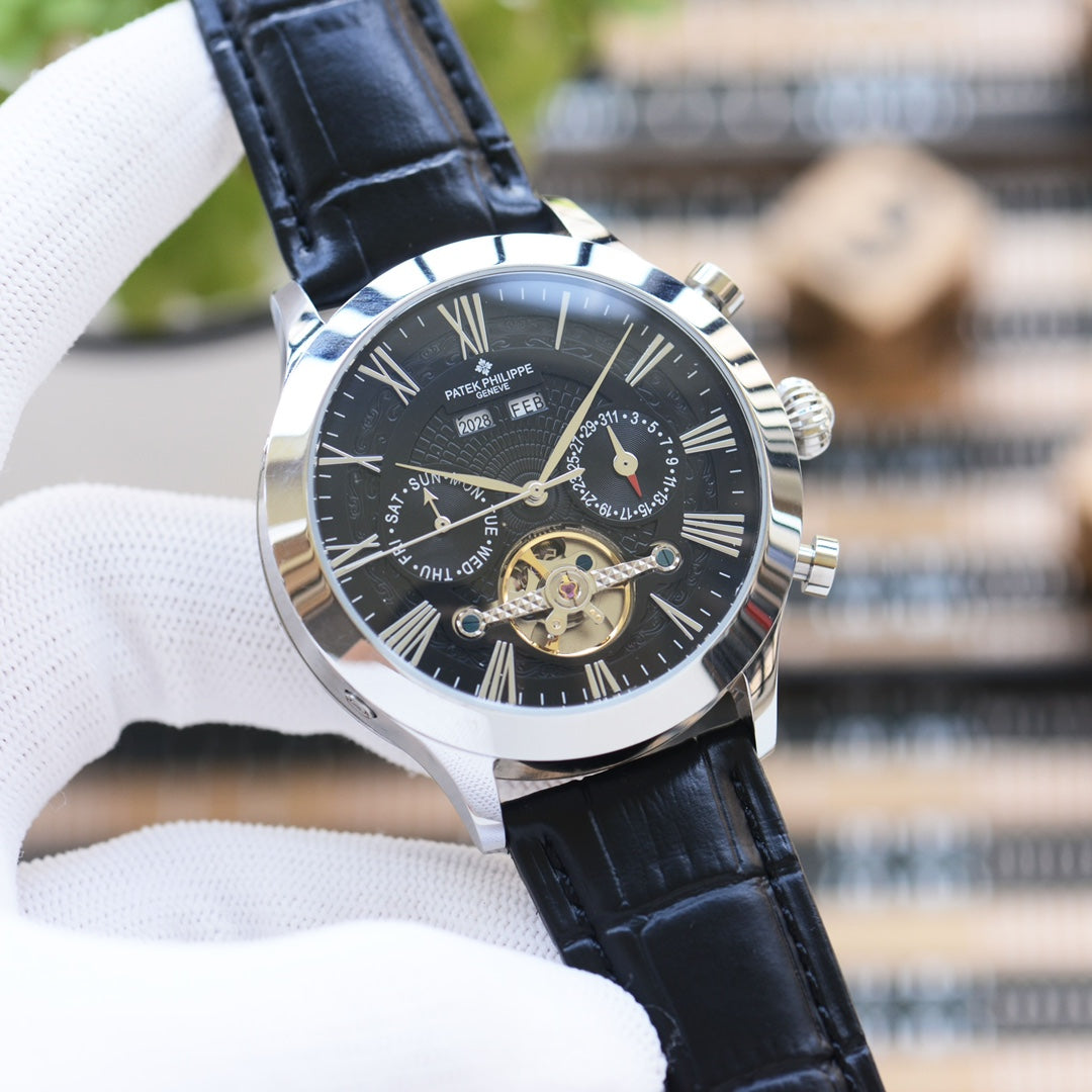 Patek Philippe Men's Automatic Tourbillon Watch – New Collection