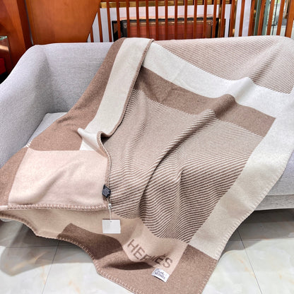 Hermès H Riviera Wool Cashmere Blanket