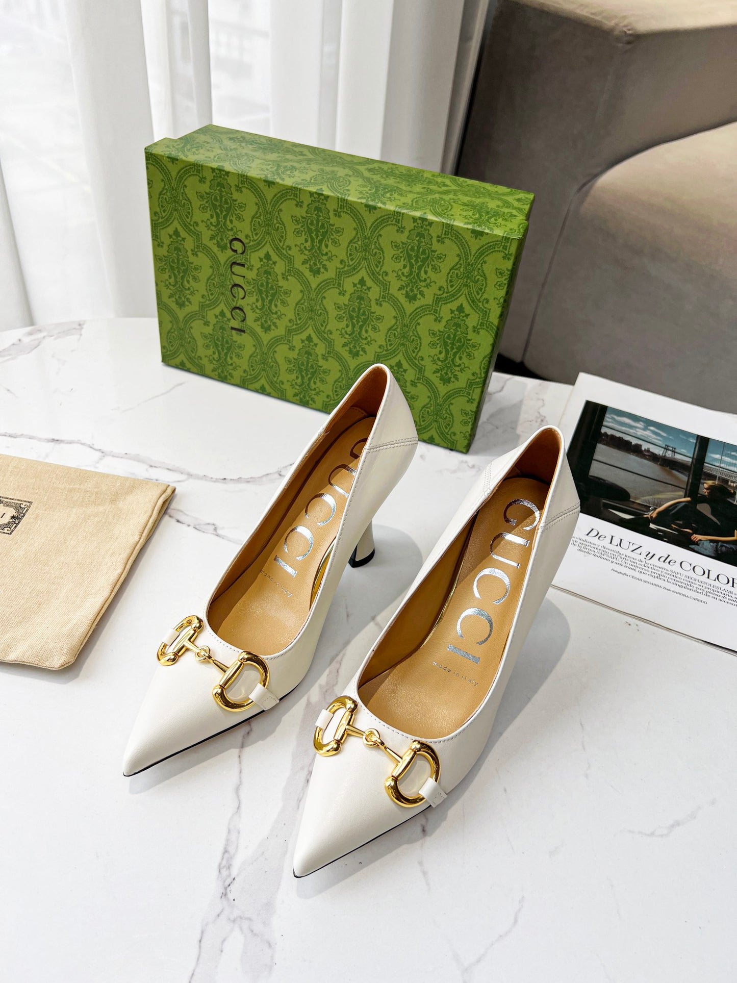 Gucci Horsebit Pointed Pumps – Early Spring Collection