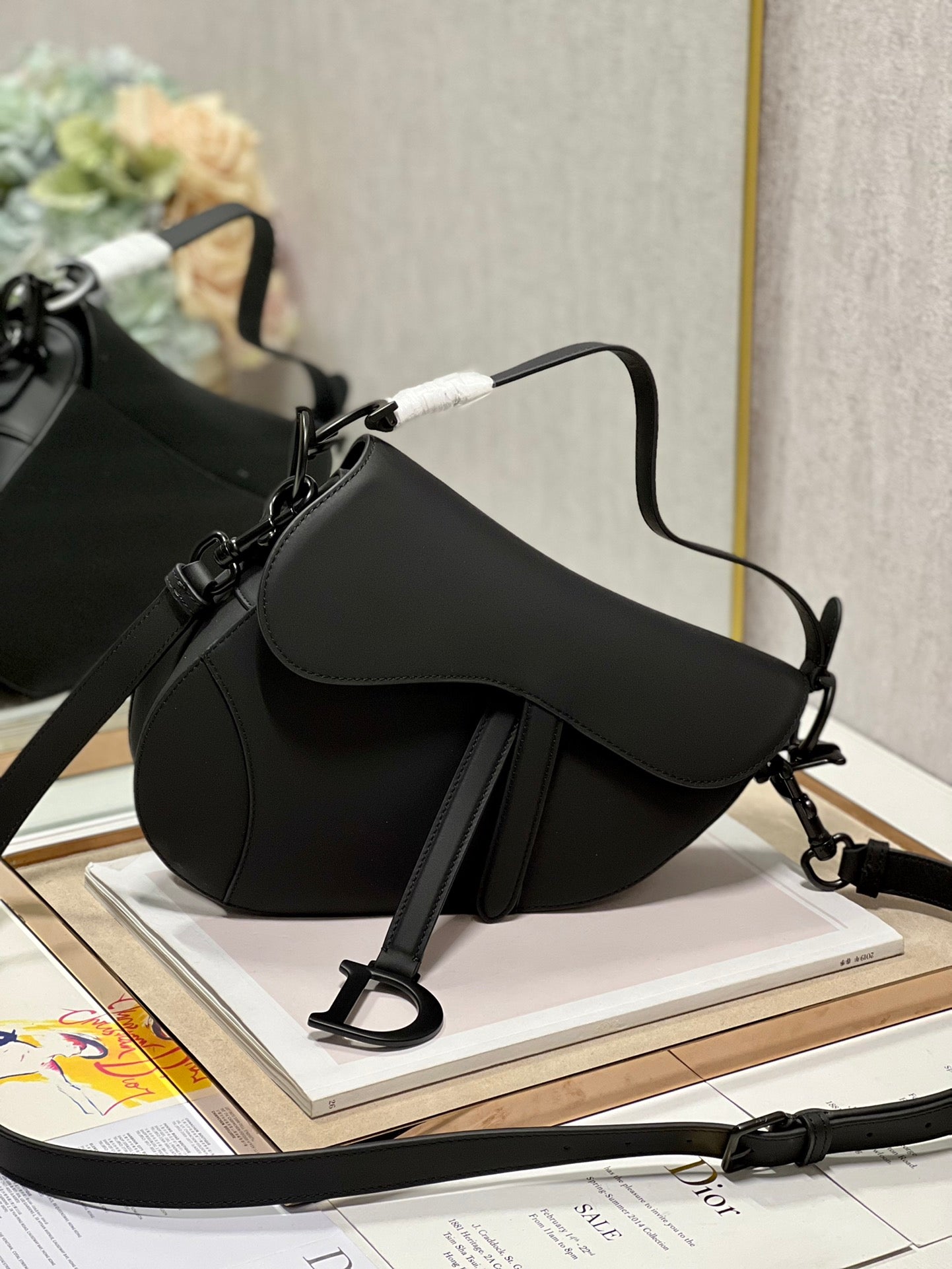 Dior Saddle Bag – Matte Black