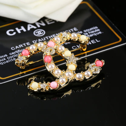 Chanel No. 5 Pearl Diamond Double C Brooch – Autumn/Winter Collection