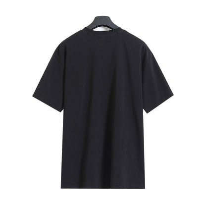 Balenciaga Apple Logo Embroidered Distressed T-Shirt – 26SS