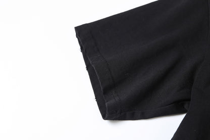 Balenciaga Apple Logo Embroidered Distressed T-Shirt – 26SS