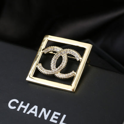 Chanel Diamond Double C Brooch – Autumn/Winter Collection