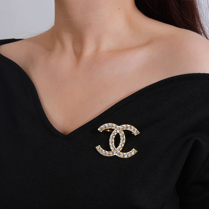 Chanel Double C Brooch