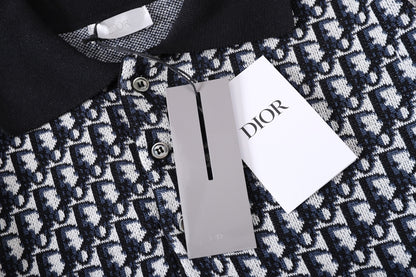 Dior Oblique Jacquard Cotton Polo Shirt – 23FW