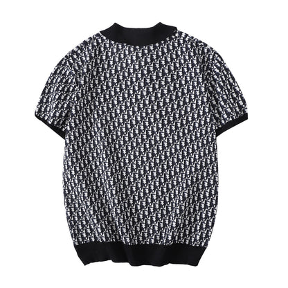 Dior Oblique Jacquard Cotton Polo Shirt – 23FW