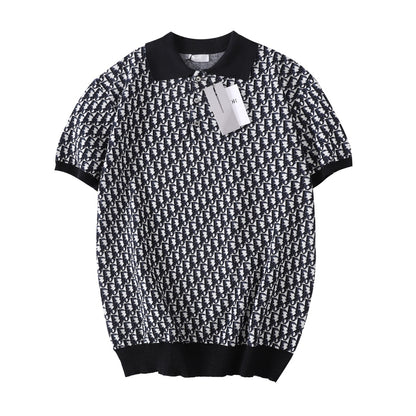 Dior Oblique Jacquard Cotton Polo Shirt – 23FW