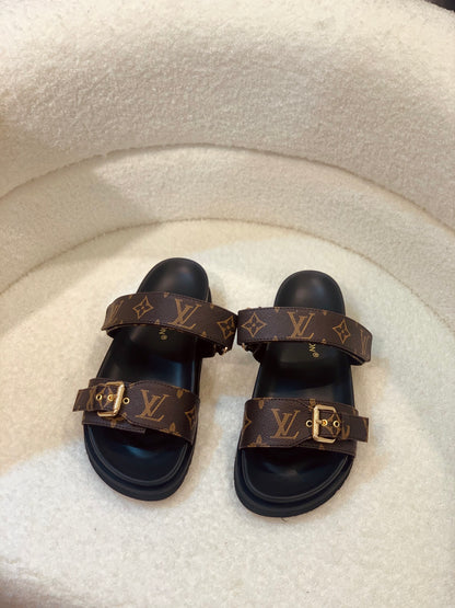 Louis Vuitton Denim Mules