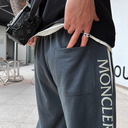 Moncler Logo Print Webbing Jogger Pants – 2023 Spring/Summer Collection