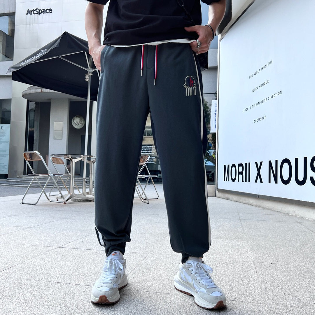 Moncler Logo Print Webbing Jogger Pants – 2023 Spring/Summer Collection