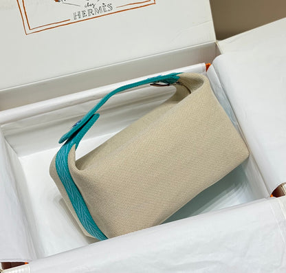 Hermès Trousse Bride-A-Brace Canvas Vanity Case