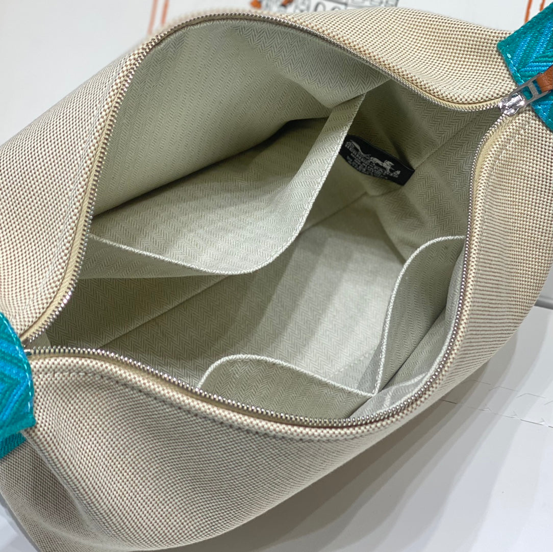 Hermès Trousse Bride-A-Brace Canvas Vanity Case