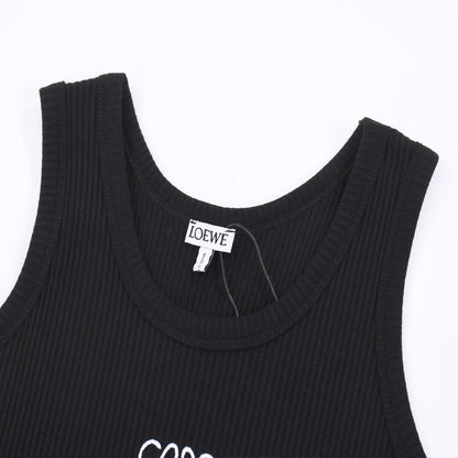 Loewe Classic Embroidered Tank Top – 2023SS