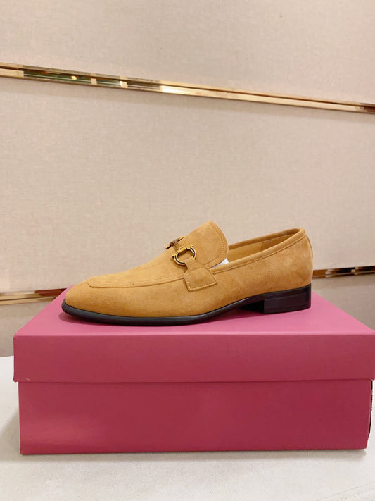 Ferragamo Suede Driving Shoes